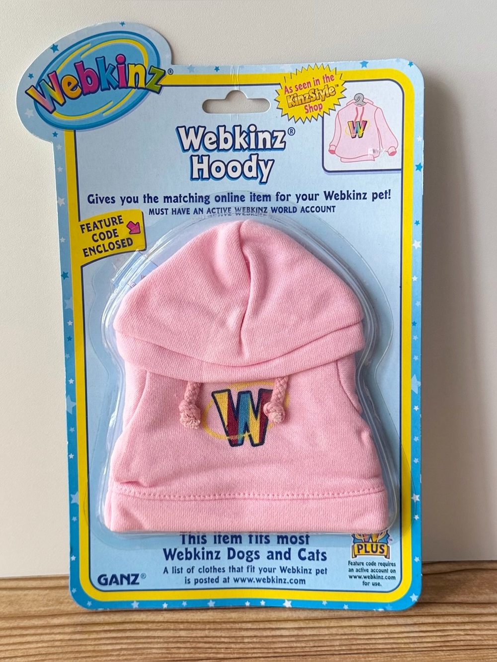 Webkinz Hoody Pink Sweater Ganz Stuffed Animal Clothing Shirt With Code